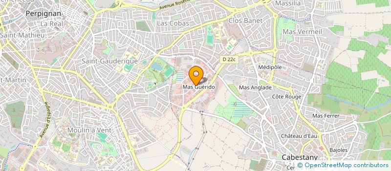 localisation de l'entreprise SCI CARICE  CABESTANY