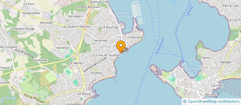 localisation de l'entreprise SCI CARIECJB  LARMOR-PLAGE