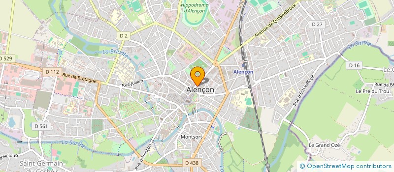 localisation de l'entreprise SCI CARIF à ALENCON