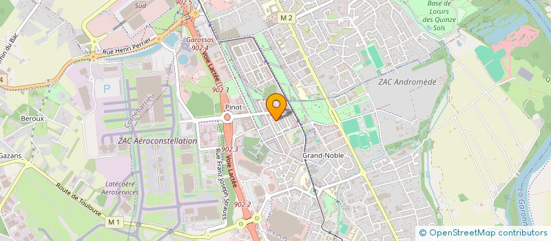 localisation de l'entreprise SCI CARIGNAN  BLAGNAC