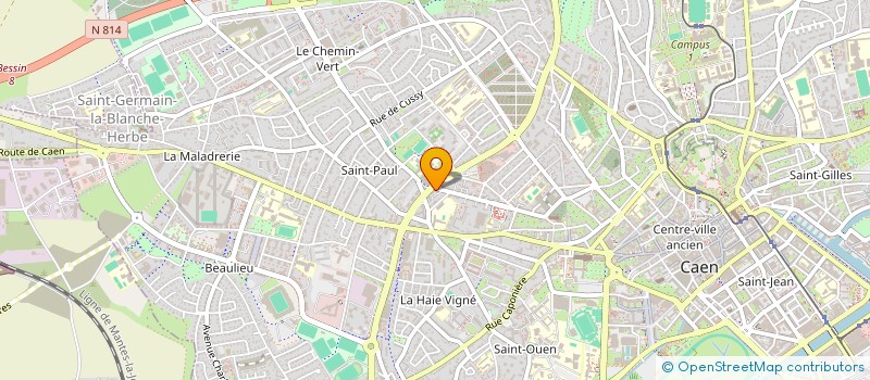 localisation de l'entreprise SCI CARIJAD IMMOBILIER  CAEN