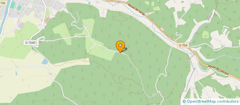 localisation de l'entreprise SCI CARILLON LES COMPOUZINES à MONTIGNAC-LASCAUX