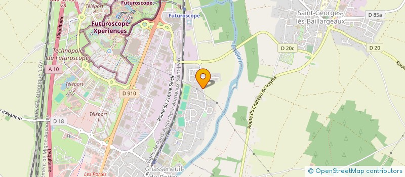 localisation de l'entreprise SCI CARIMEY  CHASSENEUIL-DU-POITOU