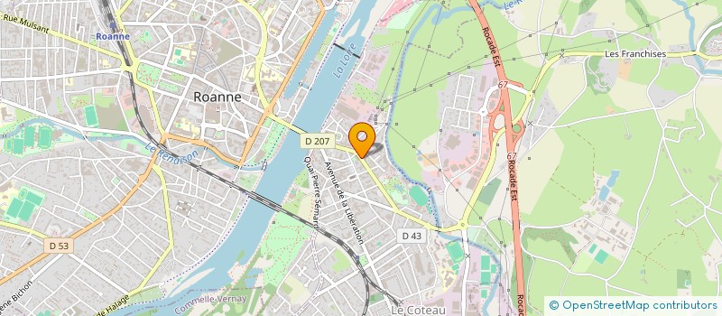 localisation de l'entreprise SCI CARIMMO  LE COTEAU