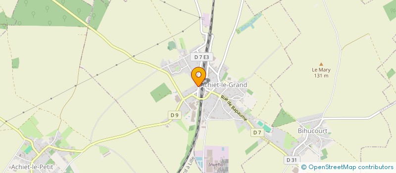 localisation de l'entreprise SCI CARIMMO  ACHIET-LE-GRAND