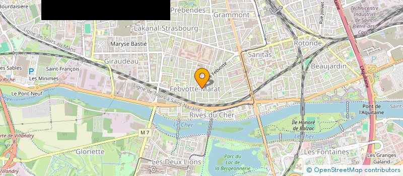 localisation de l'entreprise SCI CARINA  TOURS