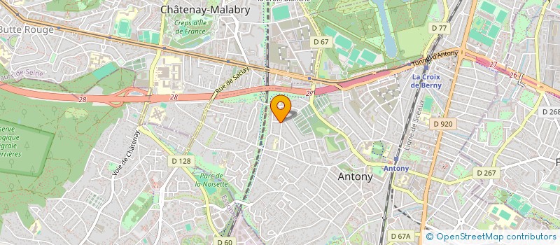 localisation de l'entreprise SCI CARINAL à ANTONY