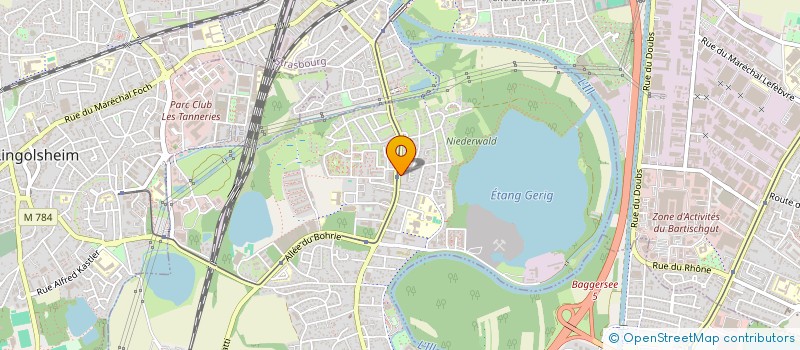 localisation de l'entreprise SCI CARINAT  OSTWALD