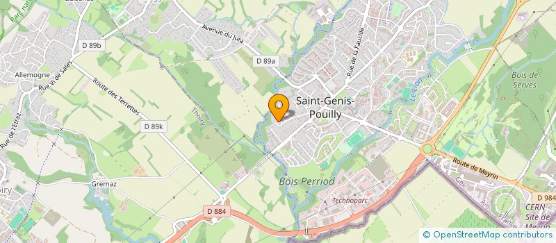localisation de l'entreprise SCI CARINATH à SAINT-GENIS-POUILLY