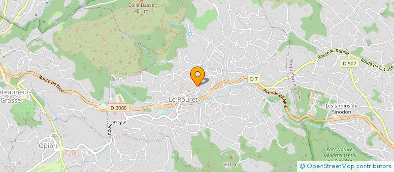 localisation de l'entreprise SCI CARINE  LE ROURET