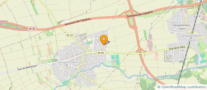 localisation de l'entreprise SCI CARINE  GEISPOLSHEIM