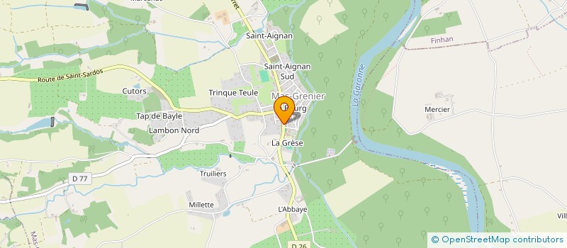 localisation de l'entreprise SCI CARINE  MAS-GRENIER