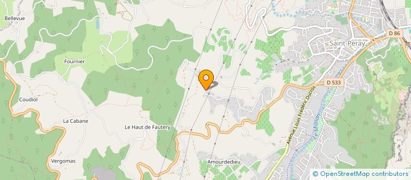 localisation de l'entreprise SCI CARINO à SAINT-PERAY