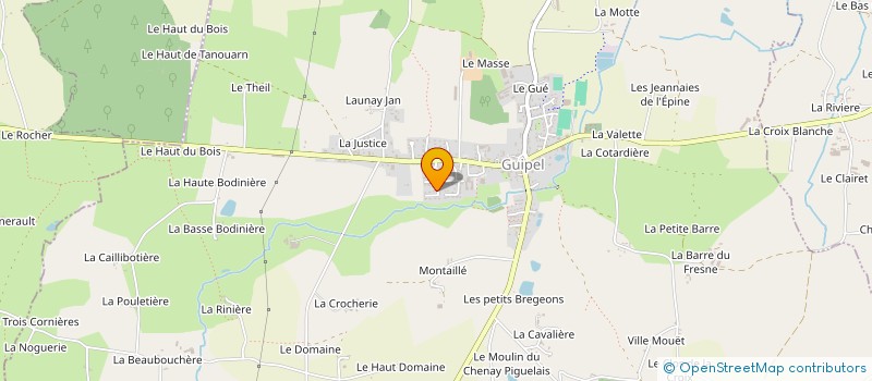 localisation de l'entreprise SCI CARIO  GUIPEL