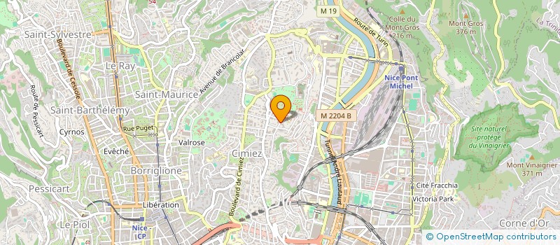 localisation de l'entreprise SCI CARIOCA à NICE
