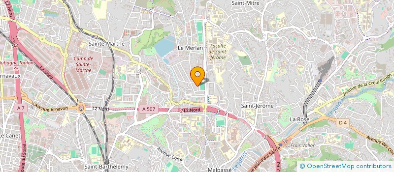 localisation de l'entreprise SCI CARIOCA à MARSEILLE