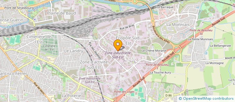 localisation de l'entreprise SCI CARIOU  CESSON-SEVIGNE