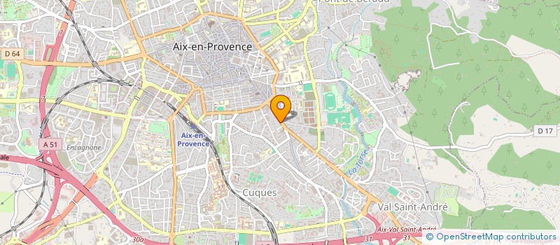 localisation de l'entreprise SCI CARISA à AIX-EN-PROVENCE