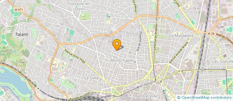 localisation de l'entreprise SCI CARISTEP à DIJON