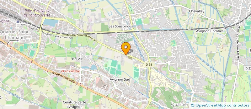 localisation de l'entreprise SCI CARITA  AVIGNON