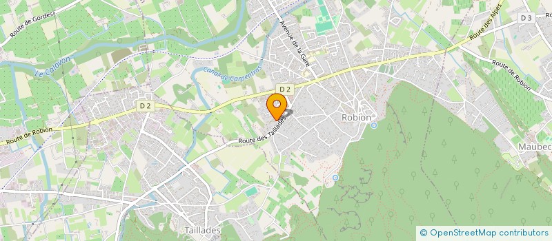 localisation de l'entreprise SCI CARITA  ROBION