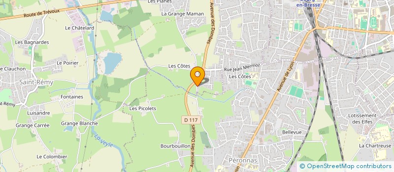 localisation de l'entreprise SCI CARITA à SAINT-DENIS-LES-BOURG