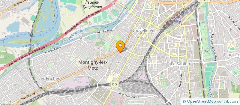 localisation de l'entreprise SCI CARIVAN  METZ