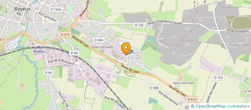 localisation de l'entreprise SCI CARIX  SAINT-MARTIN-DES-ENTREES