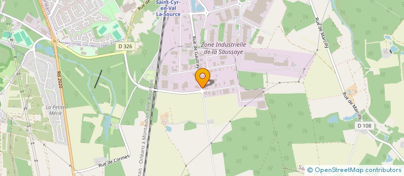 localisation de l'entreprise SCI CARJA à SAINT-CYR-EN-VAL