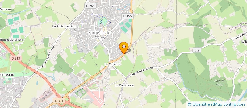 localisation de l'entreprise SCI CARJER  SARGE-LES-LE-MANS