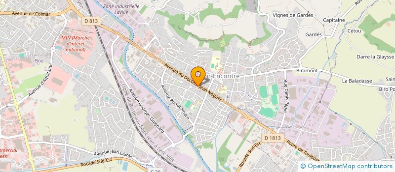 localisation de l'entreprise SCI CARL  BOE