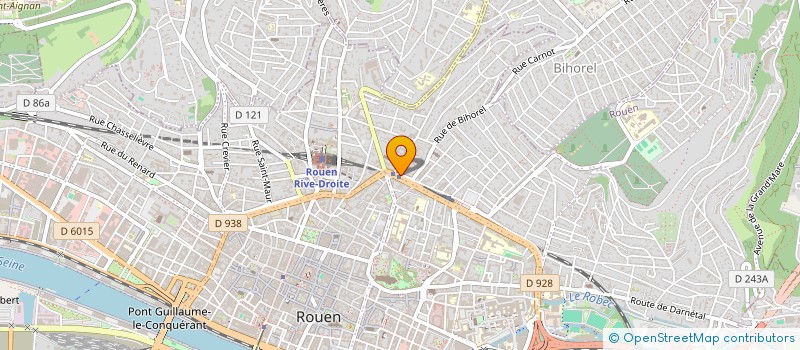 localisation de l'entreprise SCI CARL à ROUEN