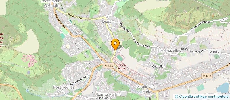 localisation de l'entreprise SCI CARLA  LESSY