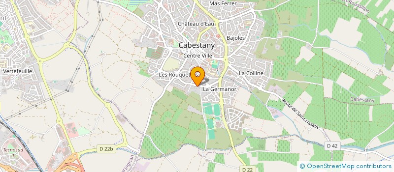 localisation de l'entreprise SCI CARLA  CABESTANY