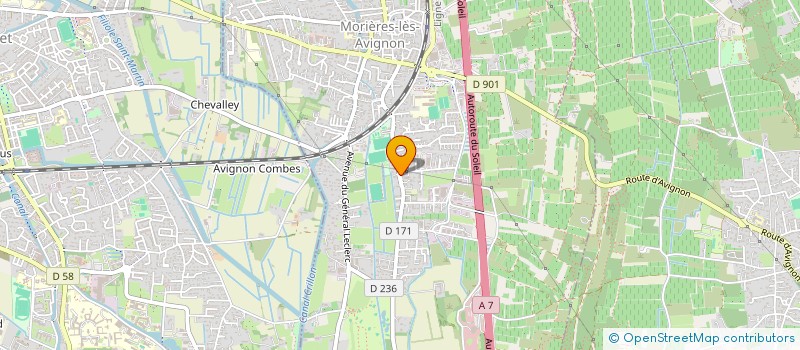 localisation de l'entreprise SCI CARLA  MORIERES-LES-AVIGNON