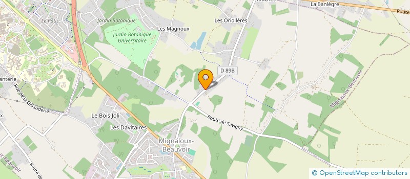 localisation de l'entreprise SCI CARLA  MIGNALOUX-BEAUVOIR