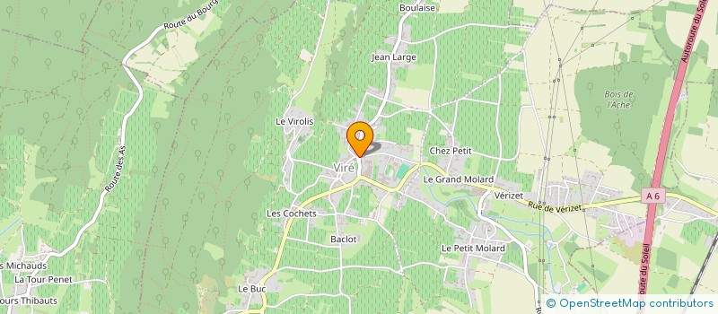 localisation de l'entreprise SCI CARLA  VIRE