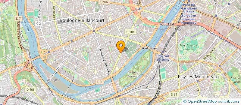 localisation de l'entreprise SCI CARLA B à BOULOGNE-BILLANCOURT