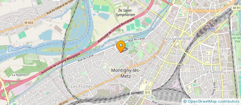 localisation de l'entreprise SCI CARLA ET ELISA à MONTIGNY-LES-METZ
