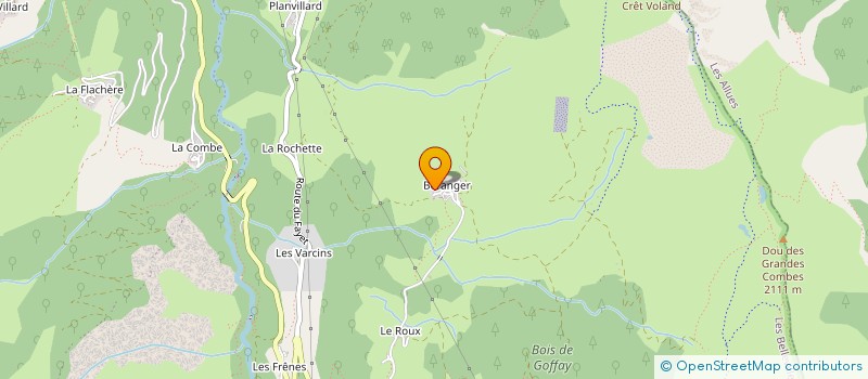 localisation de l'entreprise SCI CARLA FRANCK BOURIN  LES BELLEVILLE