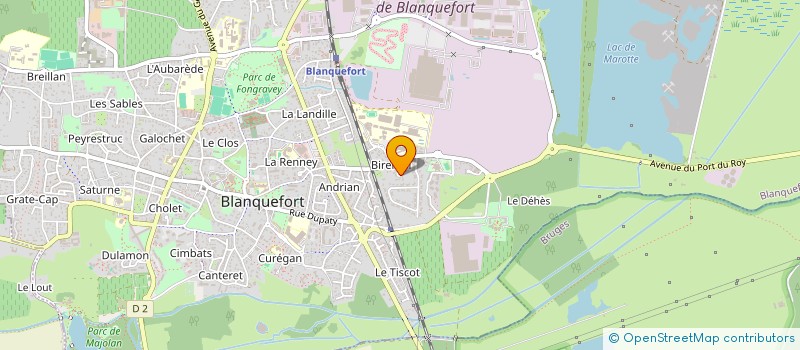 localisation de l'entreprise SCI CARLAC à BLANQUEFORT
