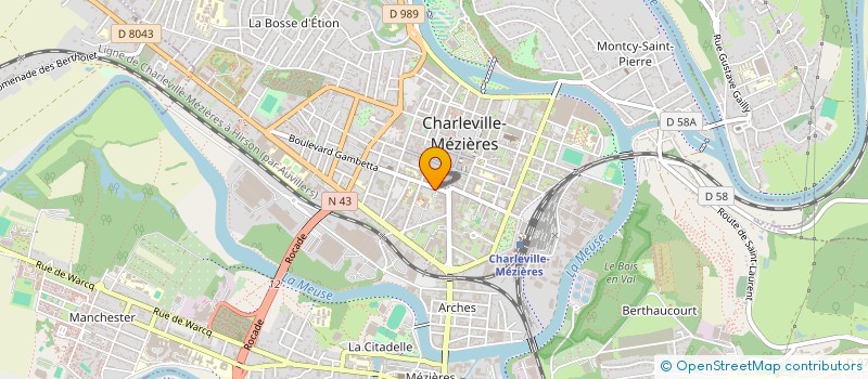 localisation de l'entreprise SCI CARLANGEL à CHARLEVILLE-MEZIERES