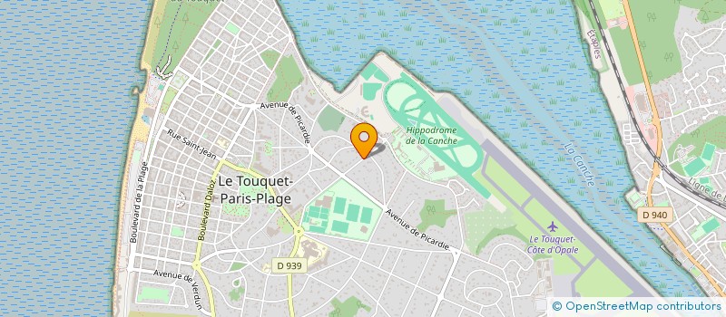 localisation de l'entreprise SCI CARLAUCHRIS à LE TOUQUET-PARIS-PLAGE