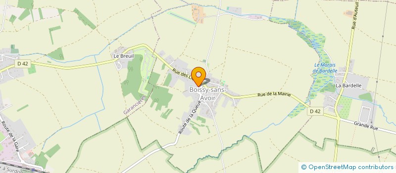 localisation de l'entreprise SCI CARLAZA  BOISSY-SANS-AVOIR