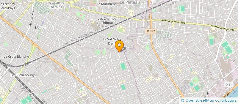 localisation de l'entreprise SCI CARLBETH  HOUILLES