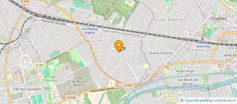 localisation de l'entreprise SCI CARLENZ à GAGNY