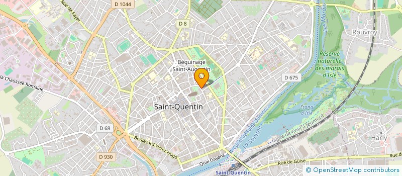 localisation de l'entreprise SCI CARLER-BEAURAIN à SAINT-QUENTIN