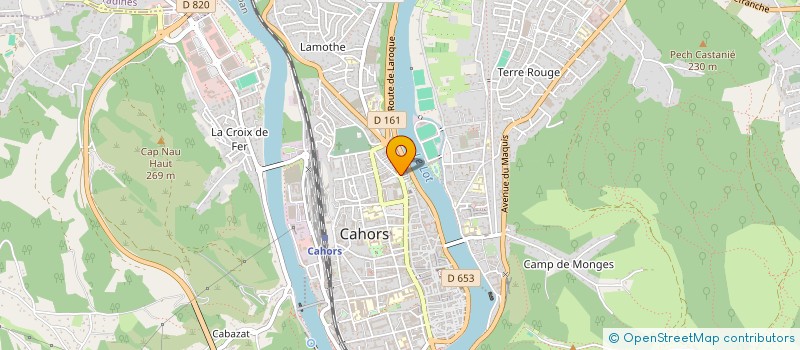 localisation de l'entreprise SCI CARLES LAINE  CAHORS