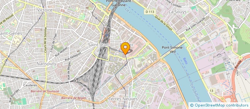 localisation de l'entreprise SCI CARLES VERNET  BORDEAUX