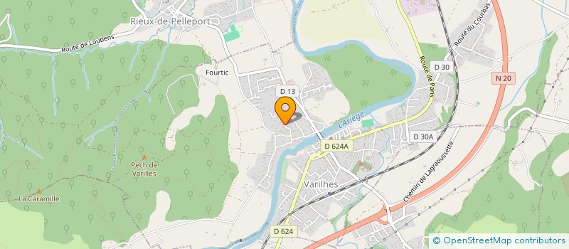 localisation de l'entreprise SCI CARLEVI à VARILHES
